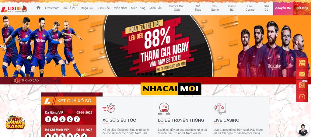 Các sản phẩm hiện đang được bày bán trên trang web chính thức của Sumvip - Sumvip